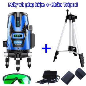 Máy cân bằng laser 5 tia - Máy bắn cos - Máy bắn cốt - Máy bắn tia laze - Máy cân mực NAVARA hàng nội địa cao cấp