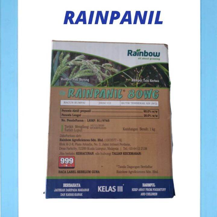 Rainpanil 1kg Sama Dengan Nufa Stam Propanil Racun Rumput Padi Keladi