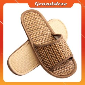Dép đi trong nhà mây tre đan quai ngang chống trơn trượt hôi chân dép cói mang trong nhà khách sạn shop nhà tắm vệ sinh