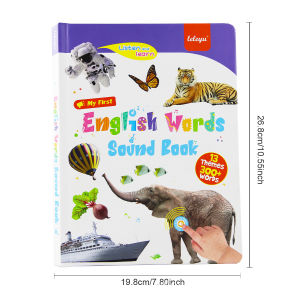 English word point reading English childrens early education book fun learning book toy smart book audio enlightenment book
