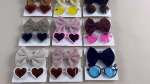 Bé gái Headband và Kính mát đặt cung băng đô & Kính mát cho bé sơ sinh trẻ sơ sinh trẻ em bãi biển phụ kiện