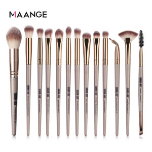MAANGE 13Pcs Kuas Make Up Cosmetic Brush Professional Brushes Set Kit