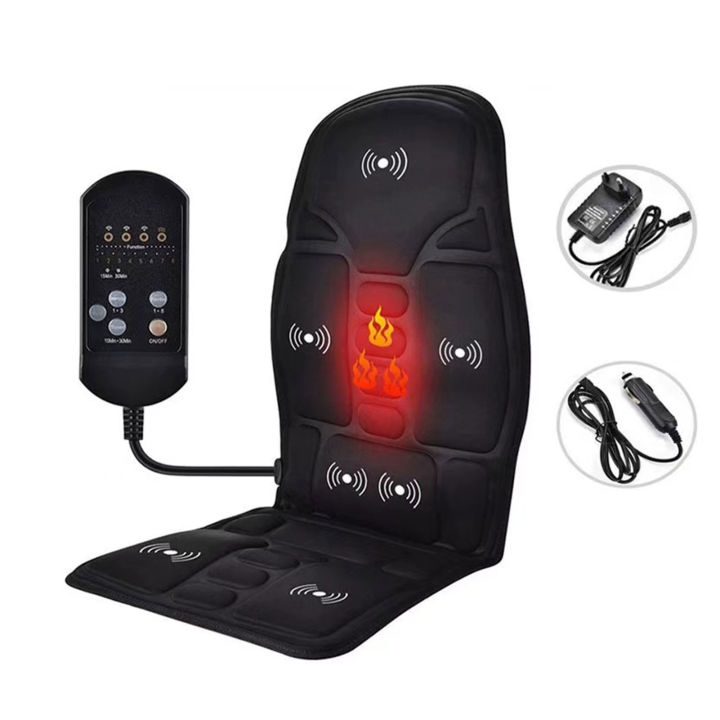 Full Body Massage Car Massager For Driving Seat Relief Car Back Massager For Driving Seat Seat Massager For Vehicle 5 Motors EU Plug 7 Motors US Plug