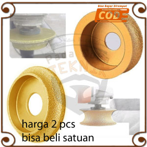Alat Roda Mata Mesin Gerinda pisau cetakan bulat/pinggul/granit/bevel penghalus tepi sudut penggosok