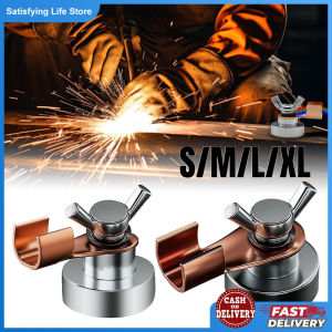 Heavy Duty Magnetic Welding Ground Clamp High Temp Resistant Secure Welder Tool for Electric Welding Machines