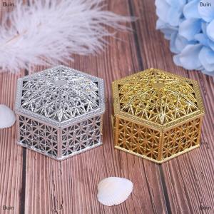 [COD] Buin Creative plastic hexagon candy box wedding vintage chocolate gift treat boxes