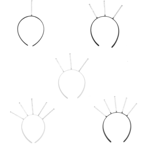 Craft Headbands Hair Accessory Comfortable Fabric Hairband for Daily and Party Use Scratch Resistant Plastic