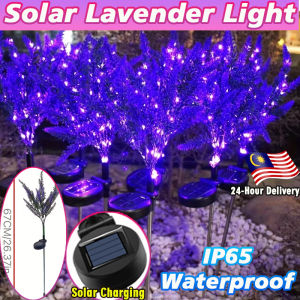 【24H SHIP】Solar Butterfly Garden Lights Outdoor Waterproof Auto Sensor LED Landscape Light Yard Pathway Lampu Solar Taman