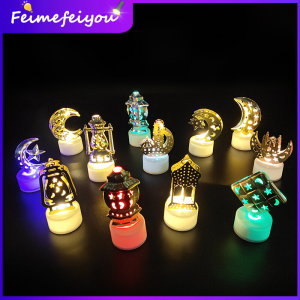 DIY LED Flameless Candle Light Raya lamp Ramadan decorations led fairy lights diy candle lamp waterproof With free Battery operated