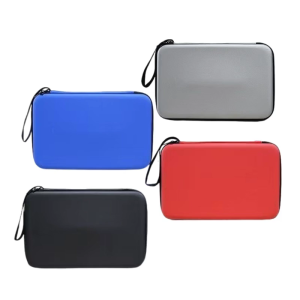 Square Table Tennis Racket Equipment Protection Bag Hard Shell Storage Case Pingpong Paddle Storage Bag Easy to Carry