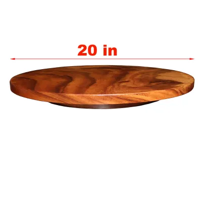 Wooden Lazy Susan Turntable - 20 inches