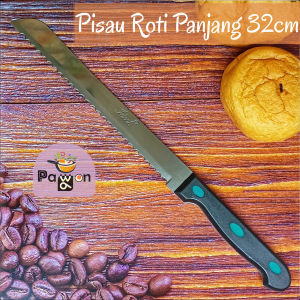 ID106 Pisau Roti - Pisau Gerigi - Bahan Stainless Steel Panjang 32 cm
