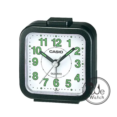 CASIO รุ่น TQ-141 นาฬิกาปลุก นาฬิกาตั้งโต๊ะ ขนาดพกพา เสียงปลุก Beeper มีพลายน้ำ เดินแบบกระตุก TQ TQ141