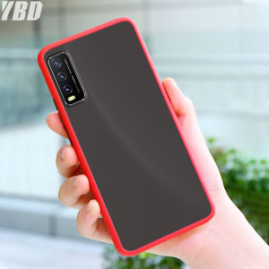YBD case For Vivo Y20 2021 Y20i Y20S G Y12S 2021 Y20A Y12A Y3S Vivo 2026 V2029 V2038 V2044 V2033 V2042 V2069 V2039 V2068 V2027 V2032 Bumper Shockproof Camera Lens Protection casing Hard Phone Cases Matte Back Cover