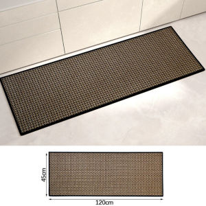 Anti-slip linen carpet thick kitchen mat household dirt-resistant and water-absorbent floor mat