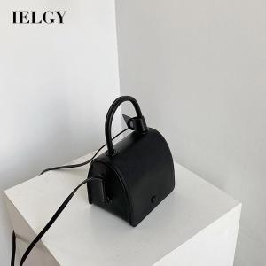 IELGY Xu Hướng Túi Messenger Túi Túi Vuông Nhỏ Có Khóa Kéo Thời Trang Hàn Quốc Cho Nữ Vai Túi Túi Xách Màu Trơn PU