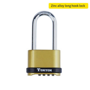4 Digits Combination Padlock Waterproof Code Lock Password Padlock for Door Garage Plant Escape Room