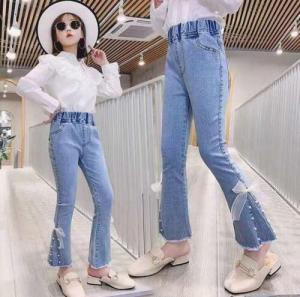 CELANA JEANS ANAK PEREMPUAN PITA KOREAN STYLE MURAH IMPORT