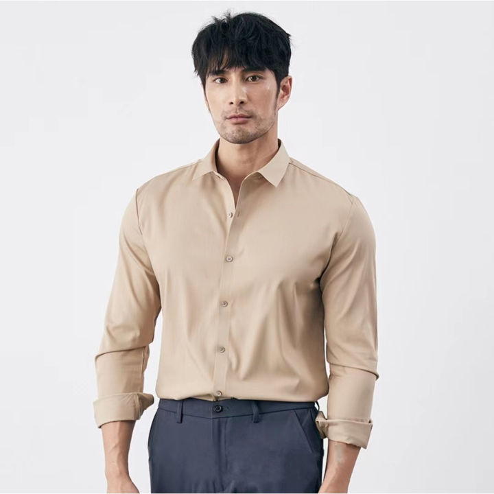 Premium%20Cottom%20Men's%20Long%20Sleeve%20Dress%20Shirt-Classic%20Solid%20Colors,%20Fast%20Shipping,%20Office%20Attire%20-%20Image%209