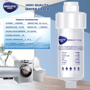 Filter PP Cotton Filter Purifier Removal Heavy Metal Purifier Shower Washing Machine Filter