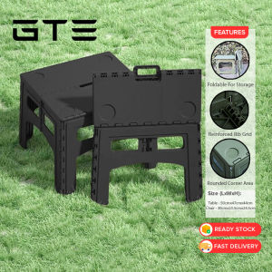 GTE Portable Foldable Kids Study Table Chair Set Plastic Studying Learning Dining Table With Chair - Fulfilled by GTE SHOP