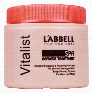 Labbell vitalist Spa Refresh Treatment 500ml rambut rosak kering bercabang rawatan Hair SPA