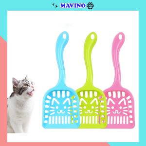 [Hoàn Tiền 10%] Xẻng xúc cát vệ sinh phân cho mèo DACOTE tiện lợi in hình mèo đáng yêu