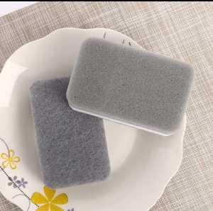 Spons Pembersih Multifungsi IRARU Double Side Magic Sponge untuk Pembersihan Piring dan Penghilang Kerak