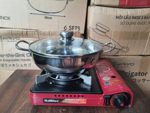 Bếp Gas Mini Namilux Chính Hãng – Nhỏ Gọn Tiện Lợi Dễ Mang Theo – Không Kèm Bình Gas