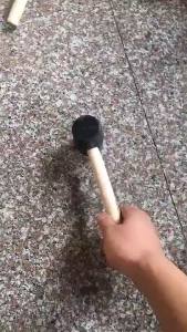 TOMAHAWK RUBBER MALLET DOUBLE FACED SOFT HAMMER WITH WOODEN HANDLE MASO MARTILYO FOR TILES