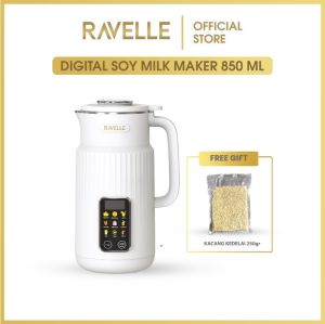 SOYMILK MAKER DIGITAL RAVELLE Mesin Pembuat Susu Kacang Kedelai 850 Ml