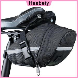 Heabety  Nylon Bicycle Bag Waterproof Mountain Bike Saddle Storage Seat Rear Tool Pouch Bag Saddle Outdoor Cycling MTB Accessories