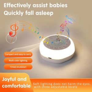 DGFDF Rechargeable White Noise Machine Portable 27 Soothing Sounds Sleeping Aid Device Compact Timer Baby Sleep Soother Baby Nursery