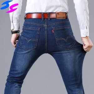 HY 2021 New Jeans Mens Stretch Classic Style Fashion Casual Business Slim Pants jeans for men 28-40