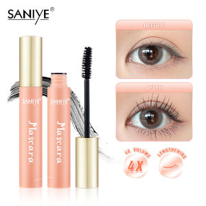 SANIYE Mascara Plant Fiber Eyelash Extension Waterproof Mascara | Maskara | Tahan Air | Pemanjang Bulu Mata | Tebal