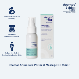 Doomoo ShinnCare Perineal Massage Oil (50ml) - Soften skin and Reduce risk of tearing (Made in Belgium)