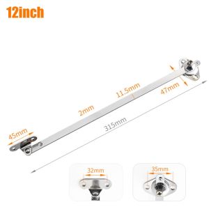 ADAM 6/8/10/12 inch Bản lề tủ Hợp kẽm Có thể điều chỉnh Hỗ trợ nắp gập xuống Di động Mềm mại Thanh giữ nắp trượt Cửa tủ
