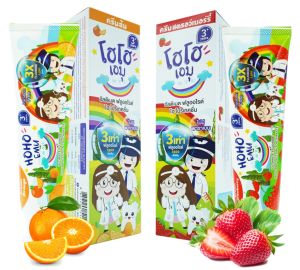 ยาสีฟันโฮโฮเอมุ HOHOEMU ยาสีฟันเด็ก ฟลูออไรด์ 1500ppm (3เท่า)