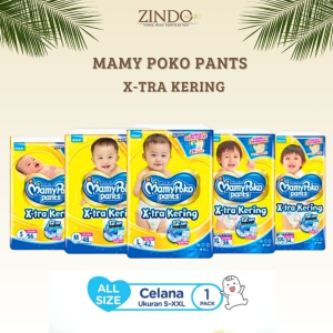 MAMY POKO XTRA KERING DIAPERS PANTS S56 M32 M48 L28 L42 XL38 / POPOK BAYI CELANA MURAH