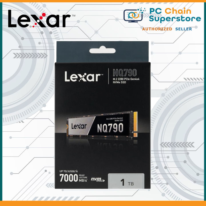 Lexar NQ790 1TB PCIE 4.0 Gen 4 M.2 NVME SSD - 7000Mbps Speed
