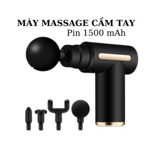 Máy Mát Xa Cầm Tay  Massage Cổ Vai Gáy 4 Đầu 6 Cấp Độ Chuyên Sâu Giảm Đau Cơ