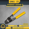 Deli Ethernet Crimper/Tang Crimping 8P RJ45 RJ11 EDL381008 /Alat Perkakas. 