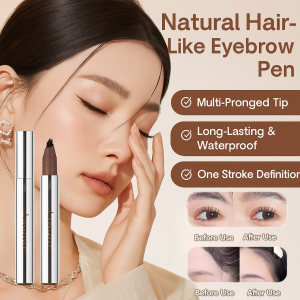 🎉Limited Time Sale🎉Multi - Pronged Plush Eyebrow Pencil Waterproof  Sweat - Proof Eyebrow Pencil Natural Three - Dimensional Wild Eyebrows Eyeliner Long - Lasting Eyebrow Pencil For Smudge - Free Eyebrows Natural Looking Eyebrow Makeup Tool