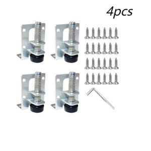 4pcs 6cm Adjustable Furniture Leveling Feet With Anti Slip Pad Include Mounting Screws For Cabinet