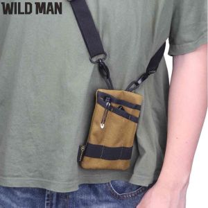 Mini EDC Gear Pouch Bag Multifunctional Sundries Storage Bags Camping Wear-resistant Purse Key Handbag Outdoor Hunting Bag