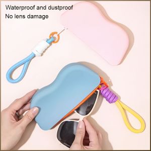 Eyeglasses Case Cover Fall Prevention Sea Island Silk Soft and Skin-friendly Waterproof Stain-resistant