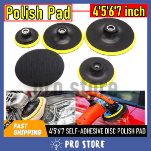 PROSTORE 4/5/6/7Inch M10/M14 Adapter Wool Buffing Polish Pad Backing Pad for Sanding Paper Disc Polish for Angle Grinder