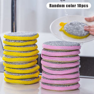[Sirola] 3 10 PCS Double Sided Dishwashing Sponge Dish Washing Brush Pan Pot Dish Wash Sponges Household Cleaning Reusable Kitchen Tool
