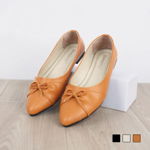 Makanny Shop - Flatshoes Bellina Kasual Motif Tali Pita / Sepatu Balet Wanita Variasi 3 Warna Bisa COD