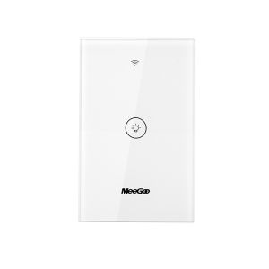 MeeGoo WiFi Smart Switch 1/2/3/4 Gang 110-240V Single Fire Zero Fire Universal Smart Switch Support Alexa/Google Assistant Voice Control